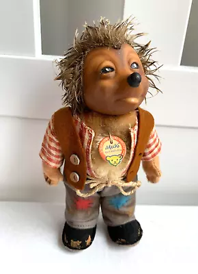 Vintage Steiff Hedgehog Mecki Doll With Tag 1960s • $195