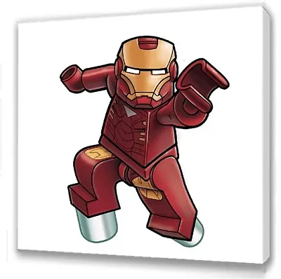 £7.49 • Buy Lego Avengers Iron Man Kids Bedroom Canvas Picture