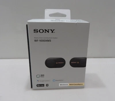 $159.99 • Buy Sony WF-1000XM3 Wireless Noise Cancelling Headphones CN Black