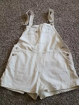 Zara / White Overalls / Shorts / Womens M.      C39 • $15