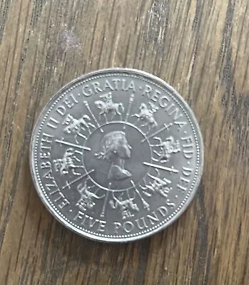 1953 - 1993 £5 Five Pound Coin 40th Anniversary Of Queen Elizabeth II Coronation • £3.75