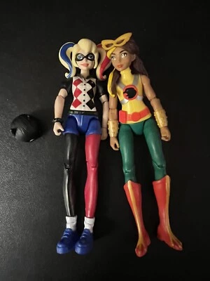 $20 • Buy Dc Comics Super Hero Girls Lot Of 2 Hawkgirl Harley Quinn