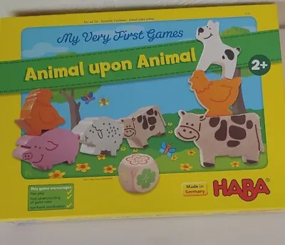 Haba My First Animal Upon Animal Children / Toddler Wooden Stacking Game  • $30