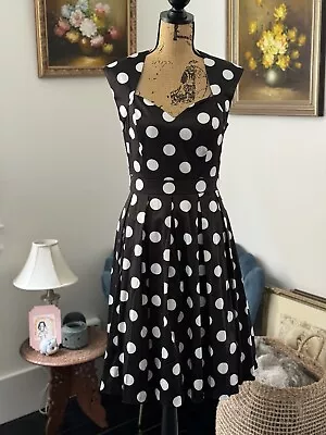 Review Size 12 Polka Dot Dress • $30