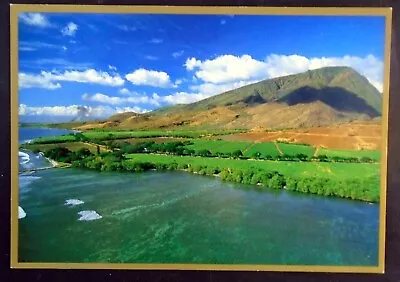 The Reef Off Olowalu And West Maui Mountains Postcard Photo By Ron Dahlquist HI • $2