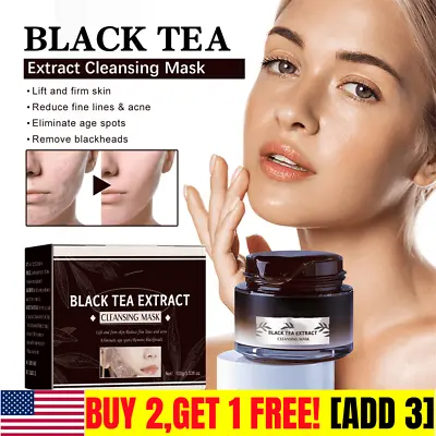 Black Tea MaskBlack Tea Extract Cleansing Mask#Black Tea Skinning Peel Off Mask • $8.99