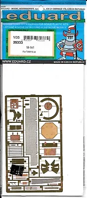 Eduard M-1A1 Abrams Photo Etch Details 1/35 333 For The Tamiya Kit ST • $11.99