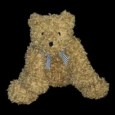 Melissa & Doug 15  CURLY Cuddly Brown Teddy Bear Plush Huggable Soft • $14.99