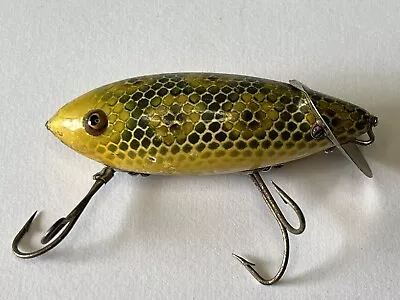 Heddon 1909j Baby Crab Wigglerfrog Scale Vintage Lureantique Lurevtg Tackle • $47