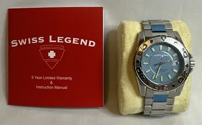 Swiss Legend Grande Sport Men’s 100 Meter Blue Dial Watch • $69.99