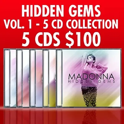 Madonna Hidden Gems CDs Collection (5 CDs) Bundle Sale! • $100