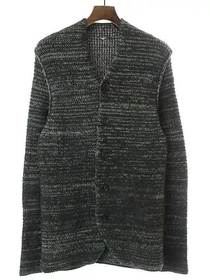 Label Under Construction Heavy Knit Reversible Cardigan Grey Wool Italian • $320.76