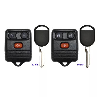 2 Replacement For Ford E-350 E-450 09 2010 2011 2012 2013 2014 Remote Fob+80 Key • $14.79