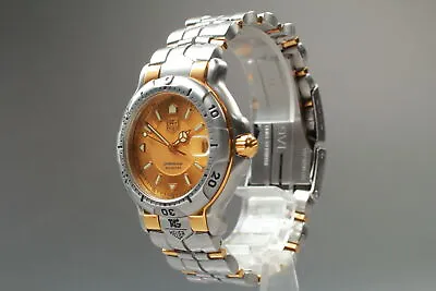 Serviced NEAR MINT TAG Heuer 6000 Gold Men's Quartz Watch WH1153-K1 From JAPAN • $534.99