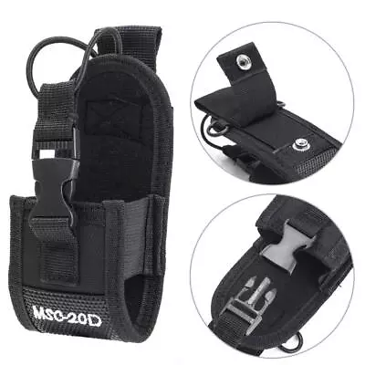 MSC-20D Nylon Pouch Bag Holster Carry Case For BaoFeng UV-5R UV-9R BF-888S Radio • £8.99