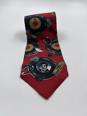 Elvis Presley Collections Mens Neck Tie Good Luck Charm 100%Italian Silk Superba • $7.22