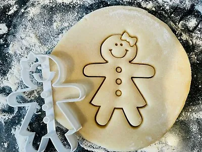 £3.95 • Buy Gingerbread Lady Cookie Cutter Fondant Cake Biscuit Icing Fondant Christmas