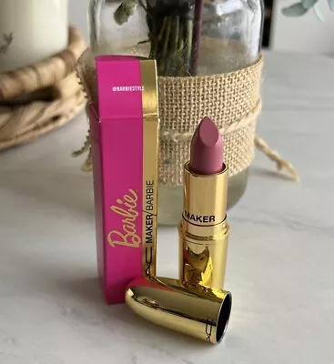 New Authentic MAC BARBIE MAKER Matte Pink Lipstick Full Size NIB • $49.99