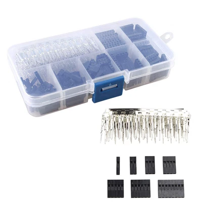 $13.95 • Buy 620pc Dupont Wire Jumper Pin Header Connector Housing Kit And M/F Crimp Pin PT