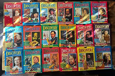 Discovery Magazine Marshall Cavendish Complete Set  1-60 + Index Binders + More • £150