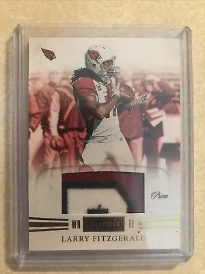$65 • Buy 2012 Panini Playbook Larry Fitzgerald Game Used Letter Patch /25! Cardinals HOF!