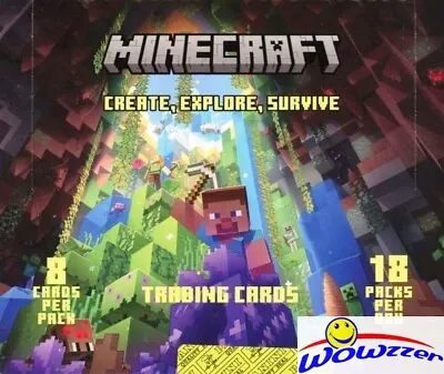 Panini Minecraft Series 3 Create Explore Survive Trading Cards 18 Pack Box! • $69.95