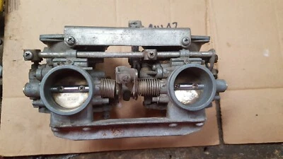 $95 • Buy 1979 Kawasaki KZ750 B4 KZ750B TWIN Left Right Carburetor Body Chokes Linkage Etc