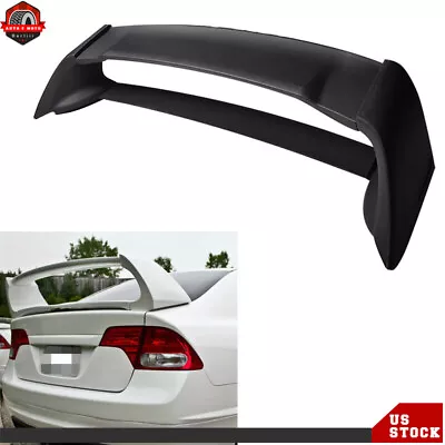 For 2006-2011 Honda Civic 4DR Sedan Unpainted Mugen Style RR Trunk Wing Spoiler • $63.90