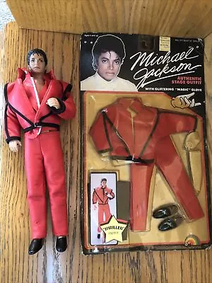 Vintage Michael Jackson 12” Doll +  2nd Thriller Stage Outfit In Blister Package • $70