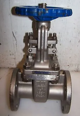 New Tci 1-1/2  Stainless Steel Gate Valve Cf8m  Class 150 Mop 275 Model C6ce6k • $89.99