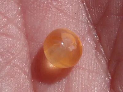 0.78 Ct. Round Cut Mexican Cantera Fire Opal Bead. • $45