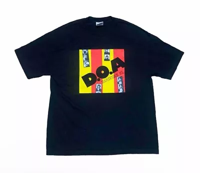 Vintage DOA HARDCORE 81 T Shirt Black Flag Subhumans Youth Brigade • $40