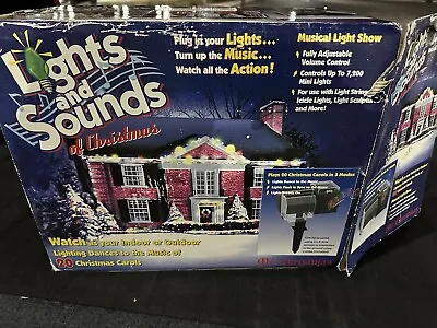 Mr Christmas Lights And Sounds Of Christmas Indoor Outdoor Musical Light Show • $124.99