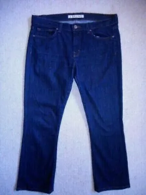 Womens Jeans-J BRAND-dark Blue Stretch Denim Skinny  Gigi  5-pocket-28 • $14.99