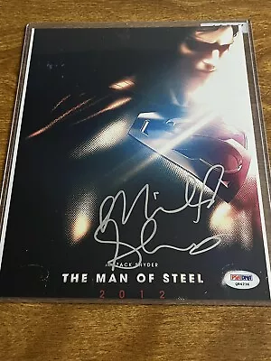 MICHAEL SHANNON Autograph Photo 8x10  MAN OF STEEL  ZOD  SUPERMAN  FLASH PSA/DNA • $60