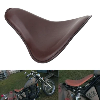 $31.98 • Buy Brown Solo Seat For Harley Dyna Sportster Softail Yamaha V Star 250/650/950/1100