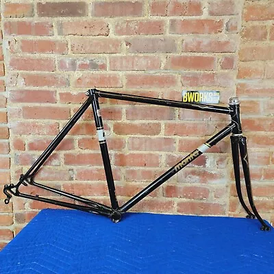 Vintage MANTA Road Bike Frameset Lugged Chromoly Touring/Fixie Bike    A7 • $40