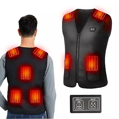 Sojoy Washable Heated Vest Warm USB Charging Electric Heating Vest 7 Heated Zone • $53.99