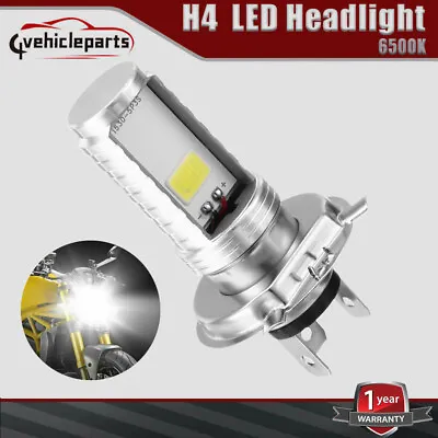 H4 LED Hi/Lo Beam Front Light Bulb For Motorcycle 6500K Super Bright Headlight • $7.59