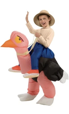 $24.97 • Buy Rubie’s Halloween Inflatable Costume Ride On Ostrich Child 6+