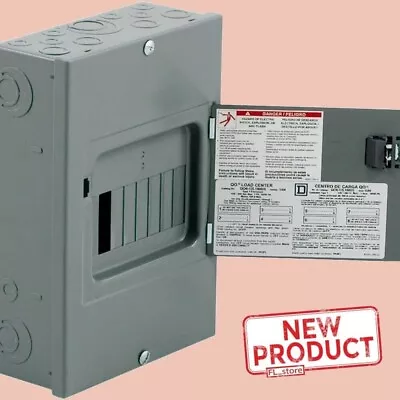 Square D QO 100-Amp 6-Space 12-Circuit Indoor Main Lugs QO612L100DS Load Center • $62.95