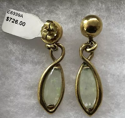 Steven Vaubel NEW Signed & Dtd Pierced Earrings Dangle W/ Faceted Stone Reg.$726 • $298