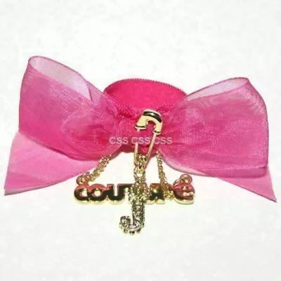 Viva La Juicy Couture Pink Bow Charm Bauble Trinket Vanity Bottle Decoration New • $21.99