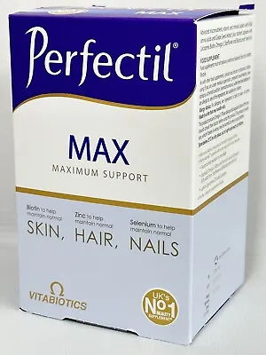 Vitabiotics Perfectil Max 84 Tablets Maximum Support For Skin Hair & Nails • £13.99