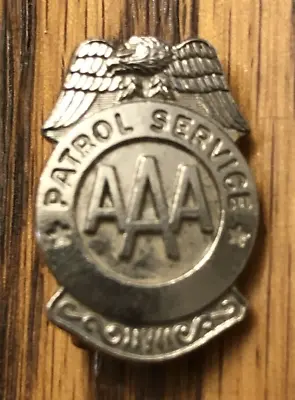 Vintage AAA Automobile Club ￼patrol Service Tie Lapel Pinback • $5