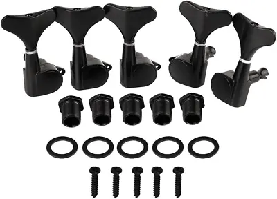 5PC Bass Tuning Pegs Tuners Machine Heads For 5 String Guitar Sealed 2L3R Keys B • $35.35