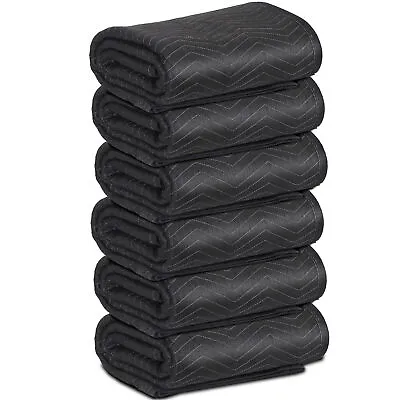 80 X72  Furniture 6 Moving Blankets Protective Ultra Thick Shipping Packing Pads • $41.58