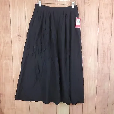 Vince Camuto Womens Midi Maxi Skirt Size 6 Summer Heat Black NEW NWT • $23.56