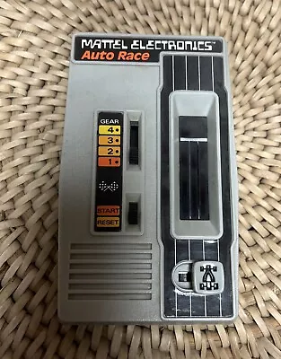 Vintage 1976 Auto Race Mattel Electronics Game Handheld Works • $45