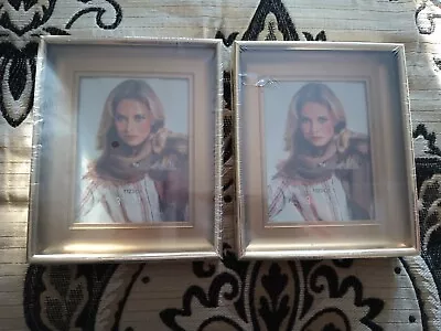 2 Vintage NOS Intercraft Gold Shadow Box Rectangular Frame 3.25  X 4.25  • $11